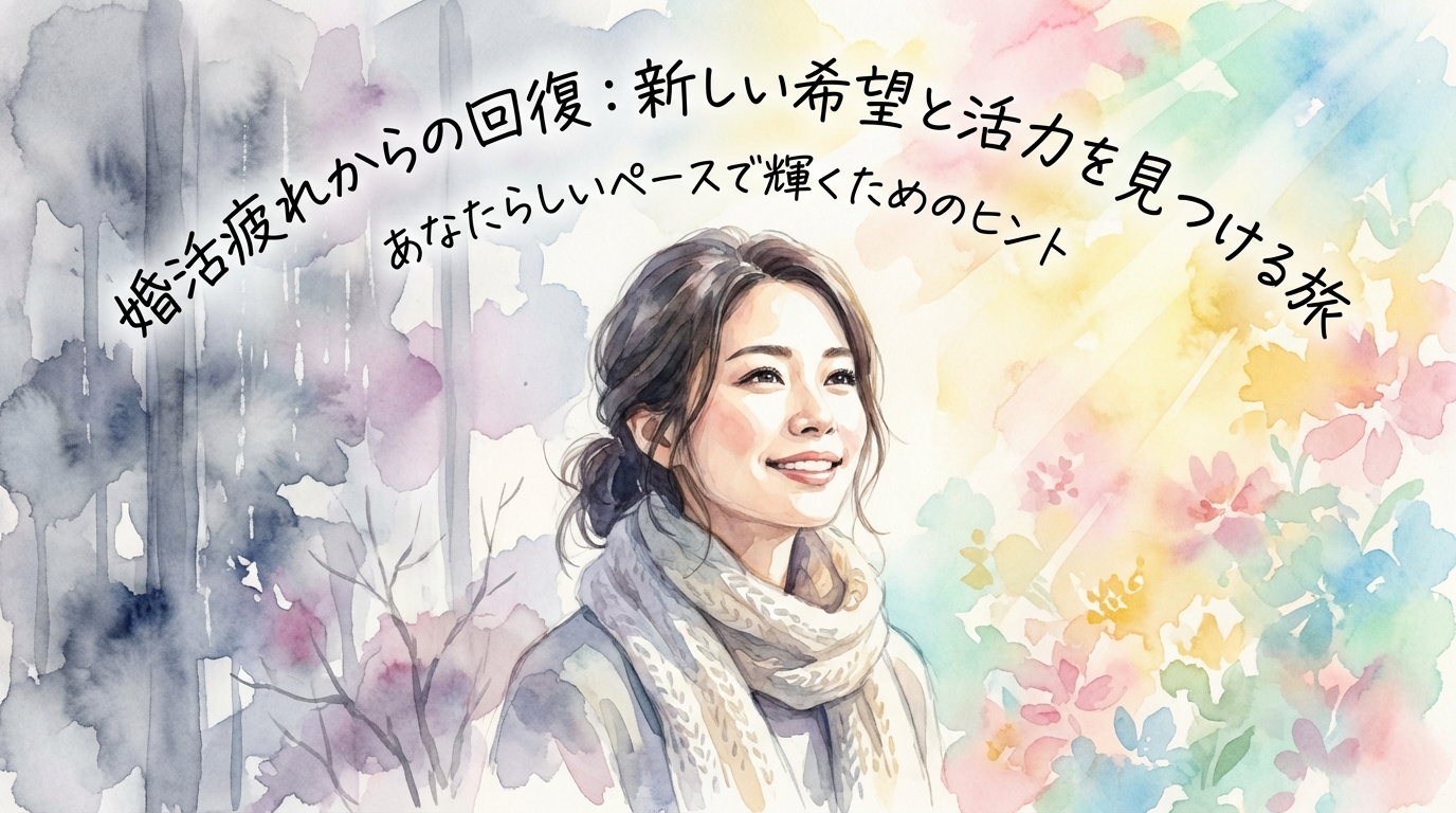 【実録】婚活疲れから復活した5つの方法|モチベーション維持のコツ