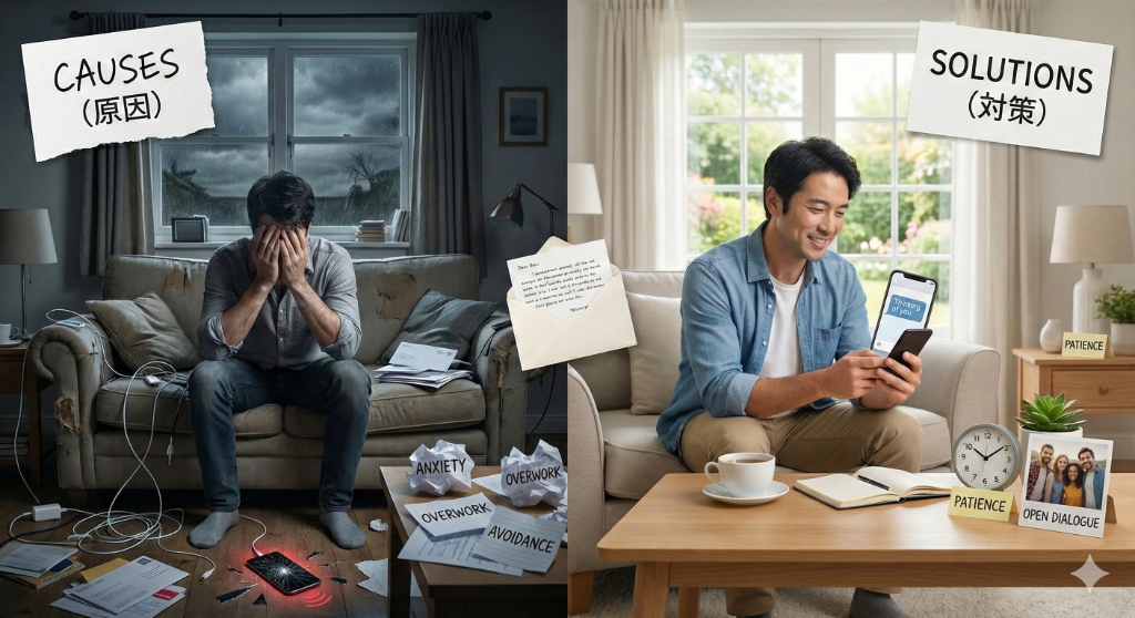 【突然の既読スルー】音信不通になる原因と効果的な対策|追撃LINEはNG?